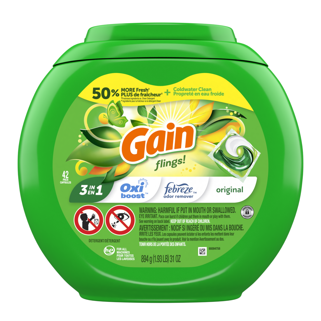GAIN FLINGS ORIG 4X42CT